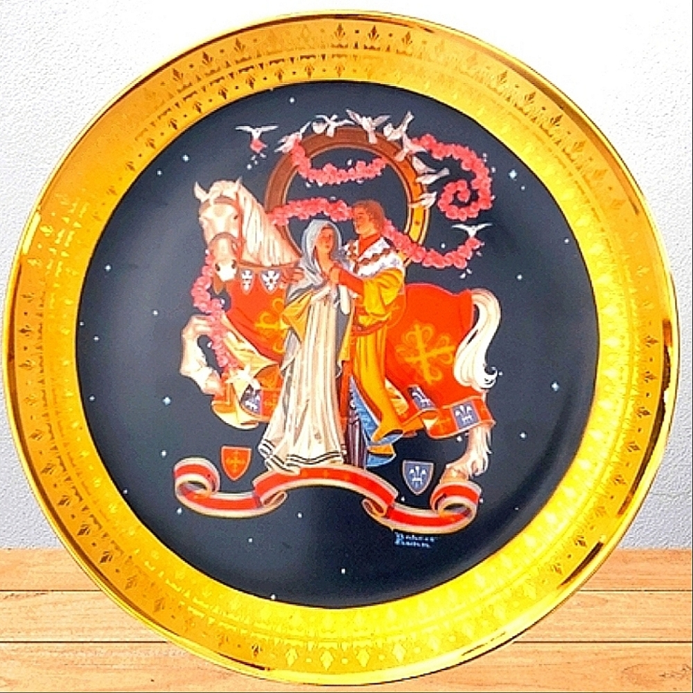 🌴5/$25🌴Vintage 1981 Limited Edition "Love's Sweet Offering" Plate III Leyendec